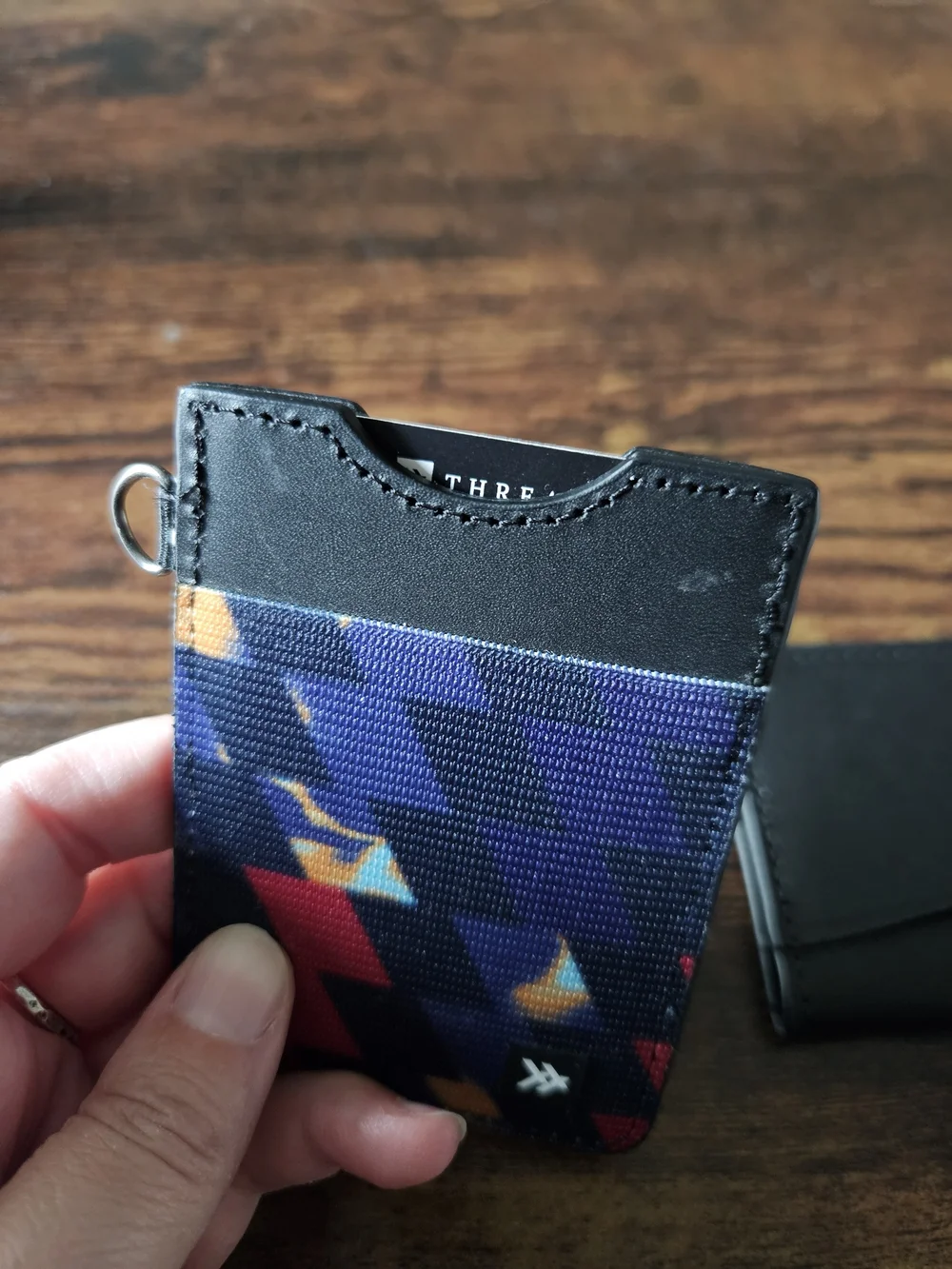 Thread Wallets Bundle | Vertical Leather Wallet & Slim Elastic Card Holder